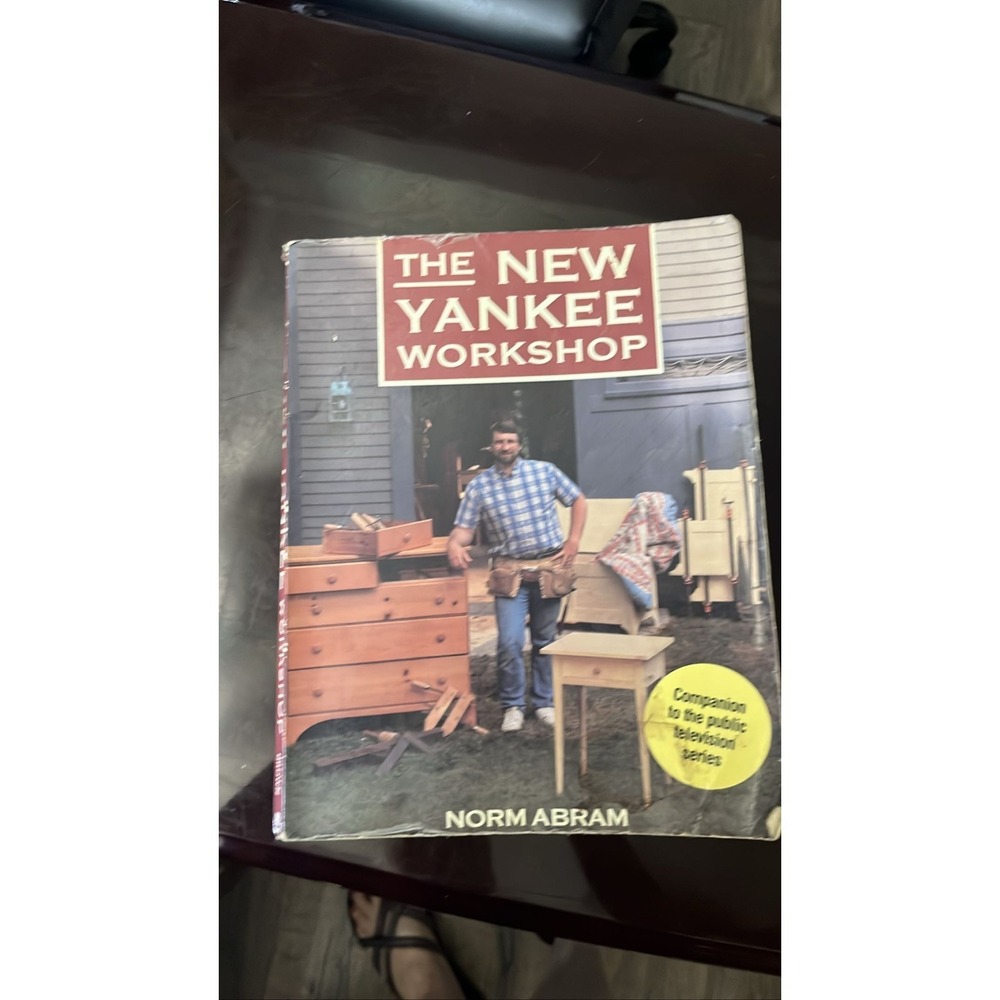 The New Yankee Workshop Norm Abram 1989‎ Paperback Woodworking DIY Book PBS TV